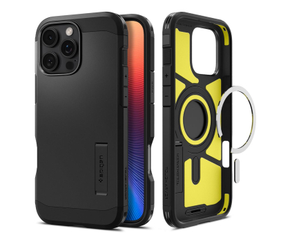 Etui do telefonów SPIGEN Tough Armor Mag Magsafe do iPhone 16 Pro Max Black ACS08013